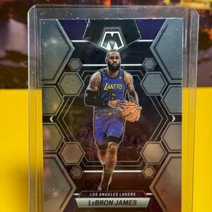 Nba Cards basketball Lebron James Lakers Mosaic